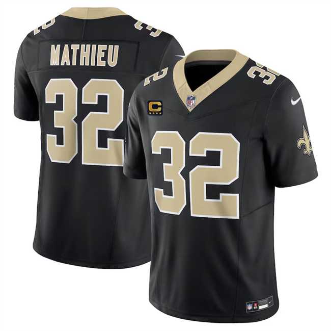 Men & Women & Youth New Orleans Saints #32 Tyrann Mathieu Black 2024 F.U.S.E With 4-Star C Patch Vapor Limited Stitched Jersey,We sell and wholesale Men & Women & Youth New Orleans Saints #32 Tyrann Mathieu Black 2024 F.U.S.E With 4-Star C Patch Vapor Limited Stitched Jersey on line form chian!